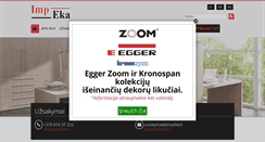 Desktop Screenshot of impeka.lt